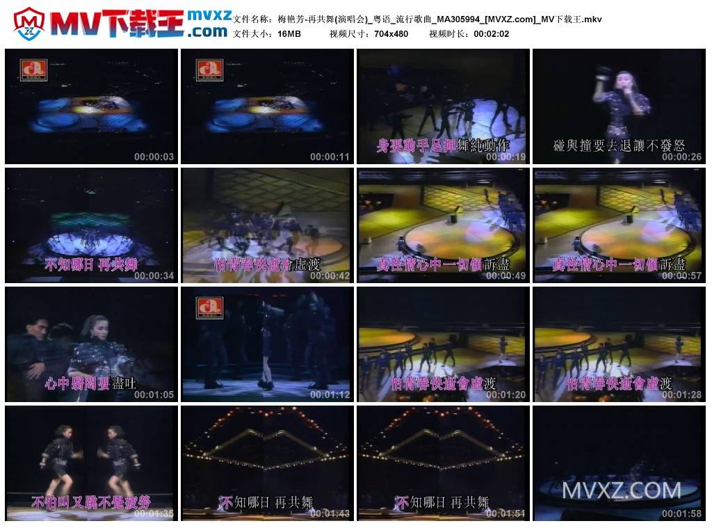 梅艳芳-再共舞(演唱会)_粤语_流行歌曲_MA305994